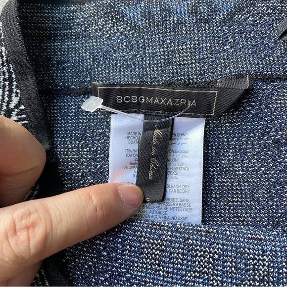 BCBGMaxAzria Irene Tribal Jacquard Pencil Bandage Skirt - Picture 6 of 13